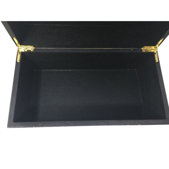 CosmoLiving by Cosmopolitan Wooden Box with Textured Gold Foiled Exterior - Picture 7 of 12